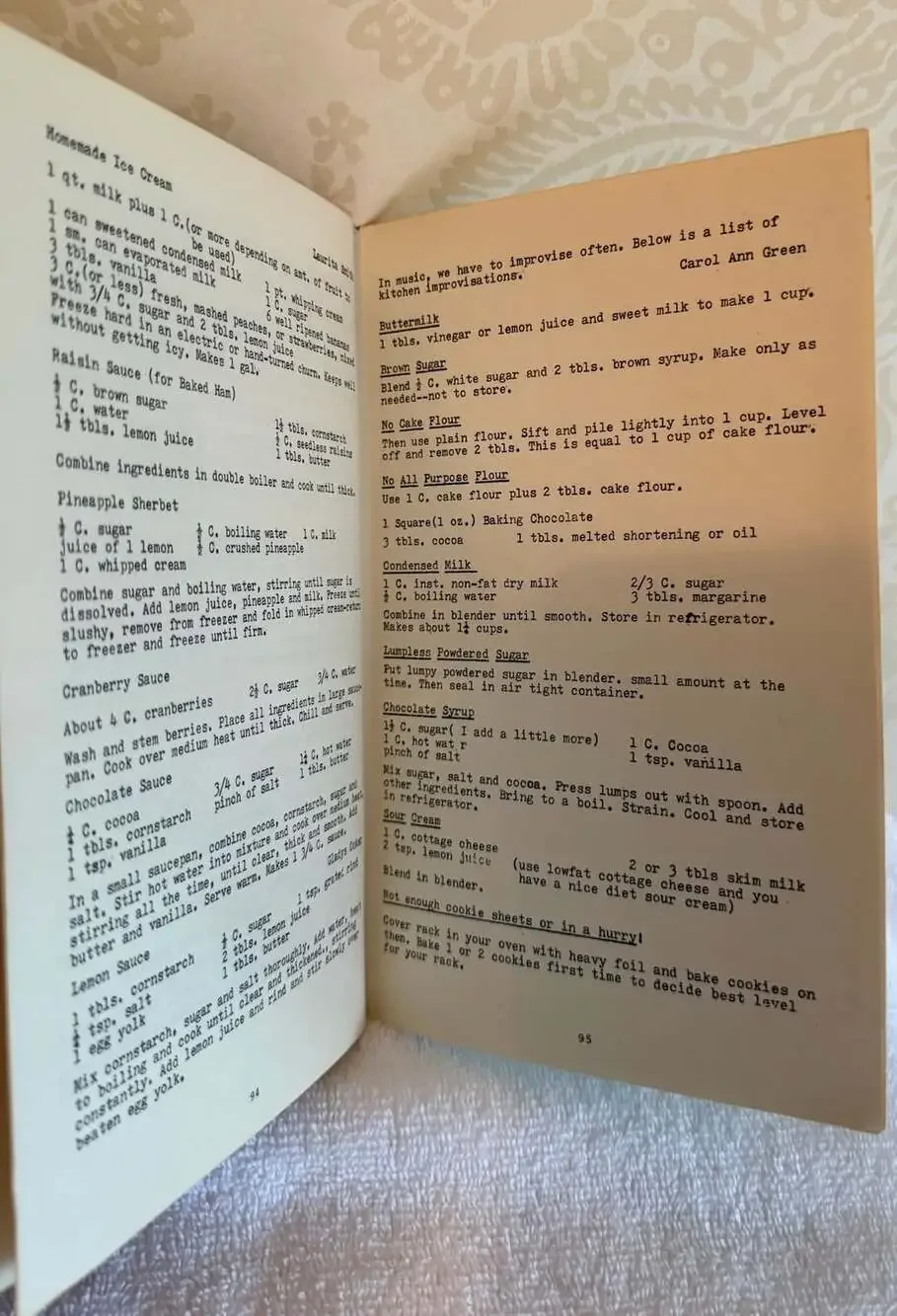 Rare Old South Secrets from Puddin’ Swamp SC Community Cookbook Turbeville